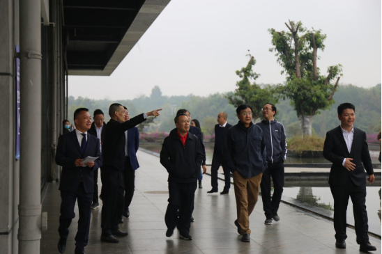 游艇会206yth集团表部董事一行调研聚峰谷项目
